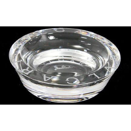 Bvlgari Crystal Ashtray by Rosenthal measures 4.75 inches in