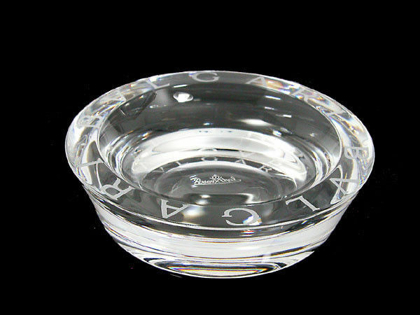 Bvlgari Crystal Ashtray by Rosenthal measures 4.75 inches in diameter