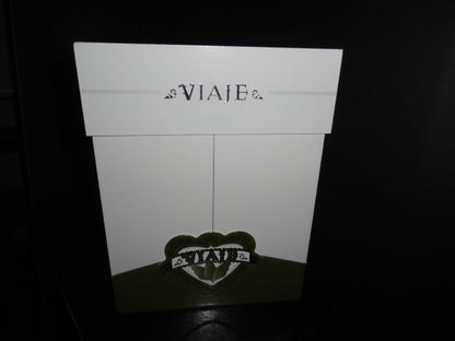 Viaje 15th Anniversary Silver Cigar Ceramic Jar Humidor NIB