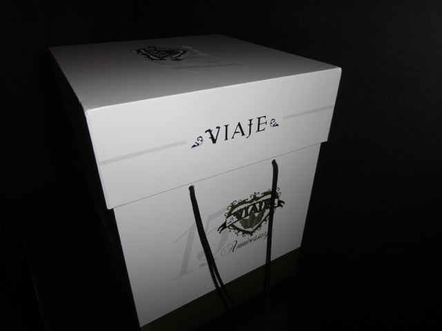 Viaje 15th Anniversary Silver Cigar Ceramic Jar Humidor NIB