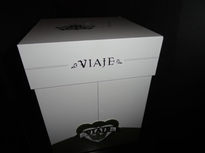 Viaje 15th Anniversary Silver Cigar Ceramic Jar Humidor NIB