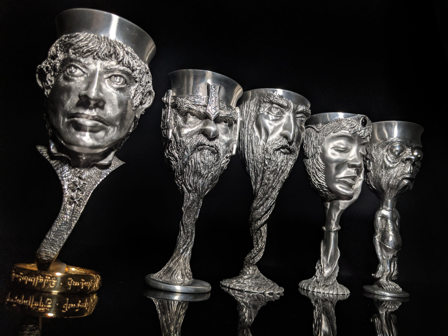 Royal selangor lord of rings goblets set of 5