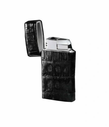 Brizard and Co. Venezia Lighter - Genuine Black Caiman