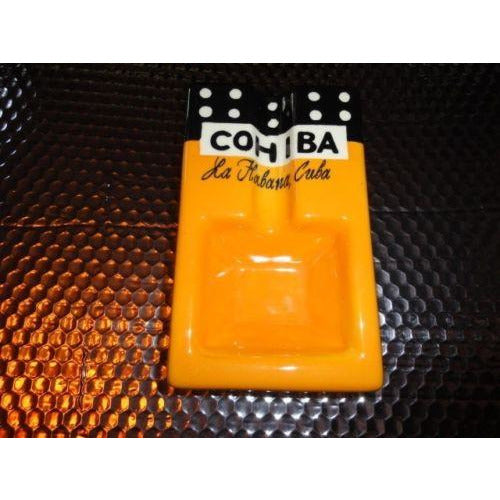 Cohiba ceramic  ashtray handmade measures 7 3/4" L x 4 1/2" W X 2" H