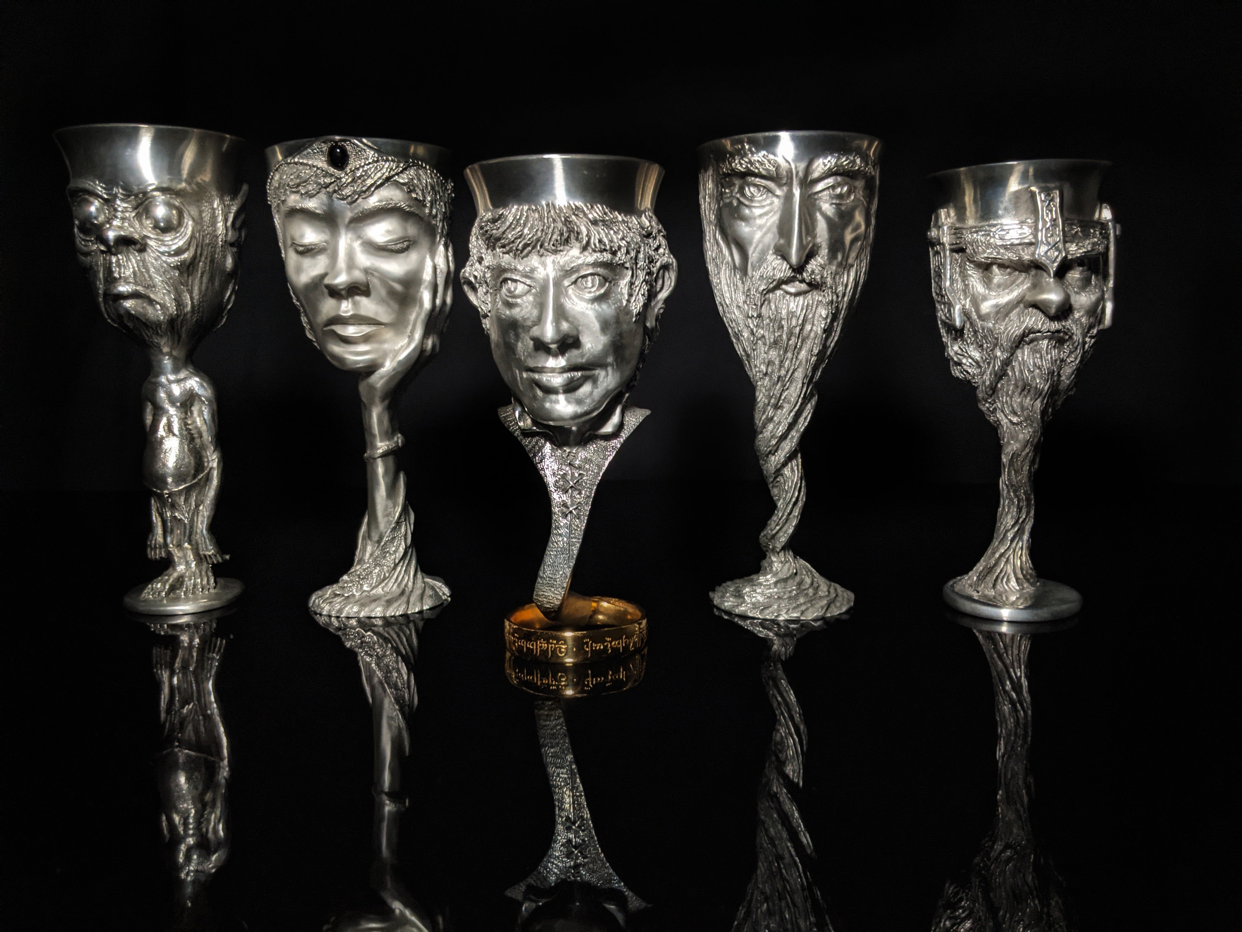 Royal selangor lord of rings goblets set of 5 – BG Gear Co