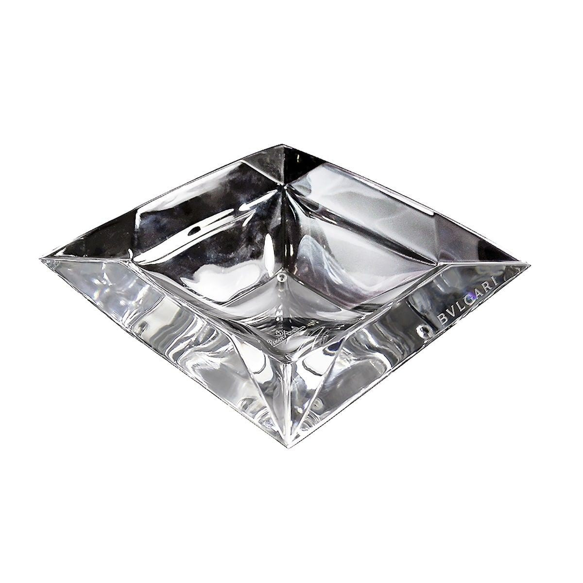 Bvlgari Crystal Ashtray by Rosenthal measures 4.75 inches in diameter