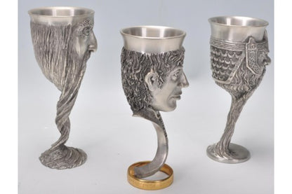 Royal Selangor Lord of the rings pewter goblets