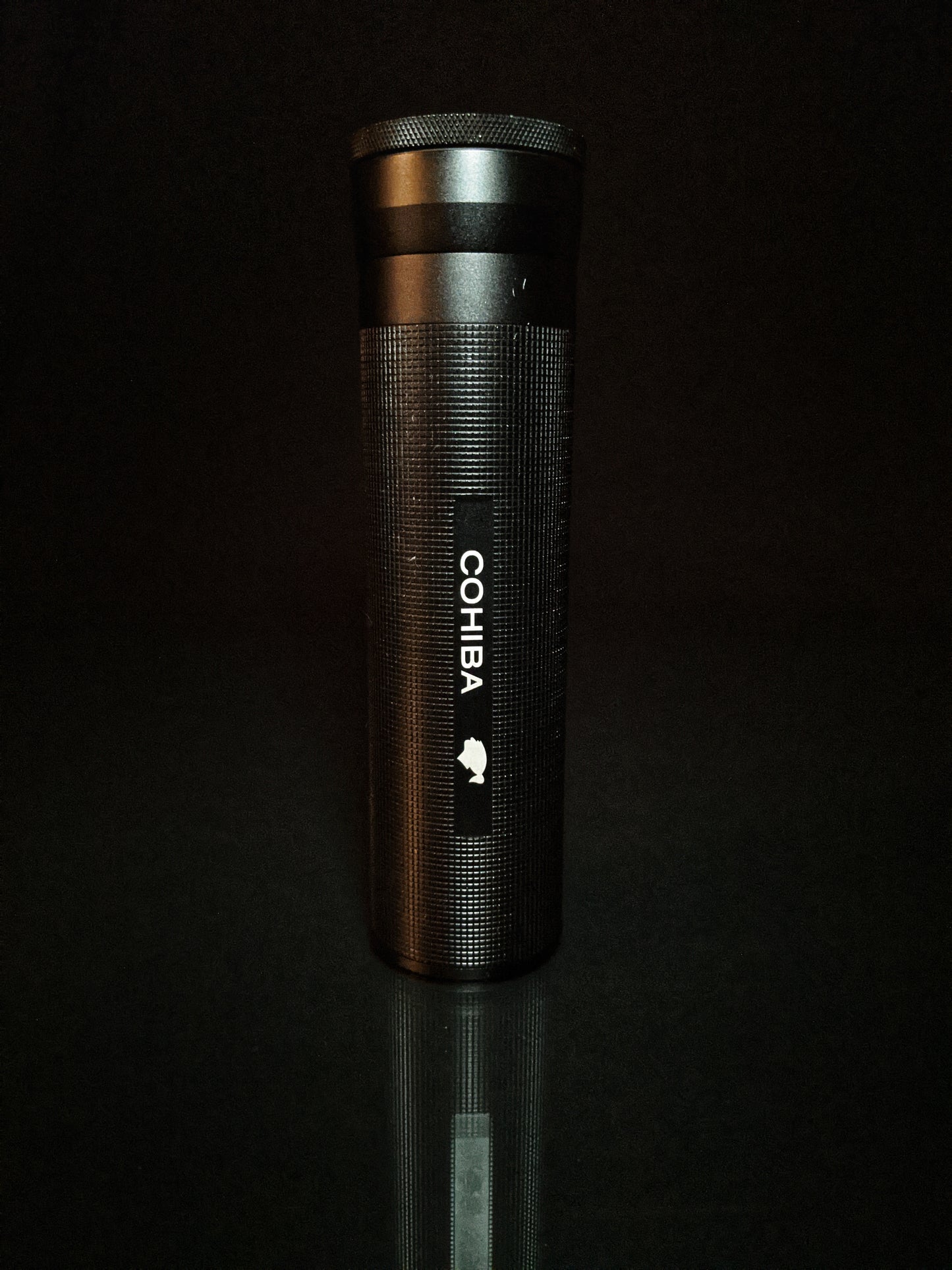 Cohiba Black Anodized Aluminum CIgar Holder