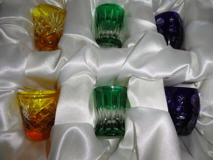 Faberge  Vodka Glasses  set of 6 without the original Faberge box