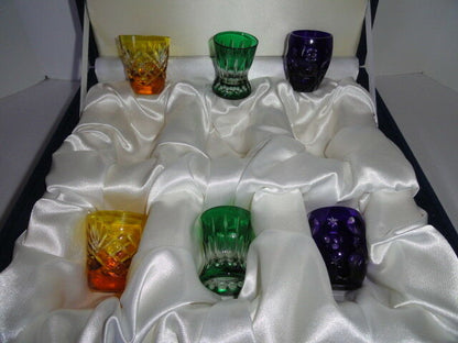 Faberge  Vodka Glasses  set of 6 without the original Faberge box