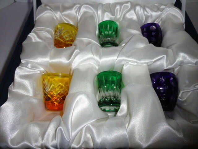 Faberge  Vodka Glasses  set of 6 without the original Faberge box