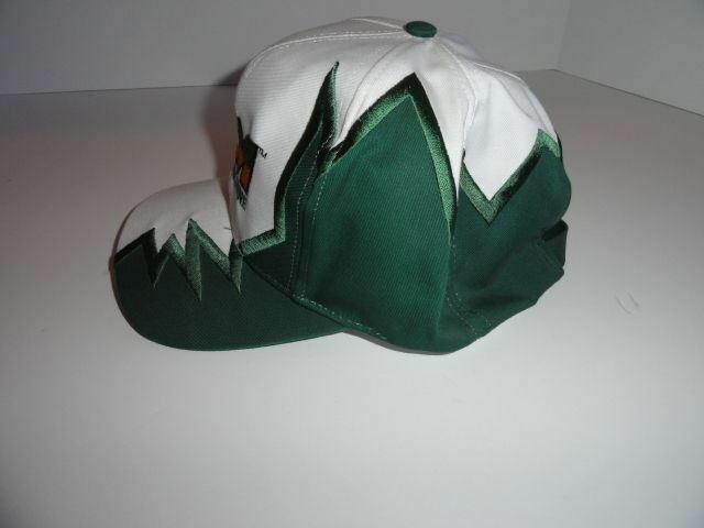 Marine Machine embroidered  Dark Green jagged edge baseball cap