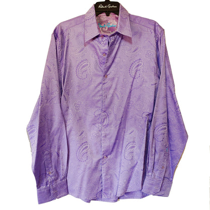 Robert Graham - Colorful Long Sleeve - Men's Medium Button Down Classic Fit