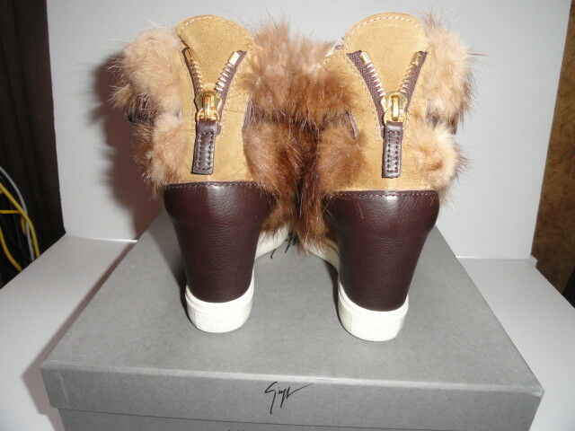 Giuseppe zanotti store fur sneakers