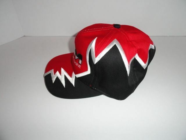 Marine Machine  Red jagged edge embroidered baseball cap