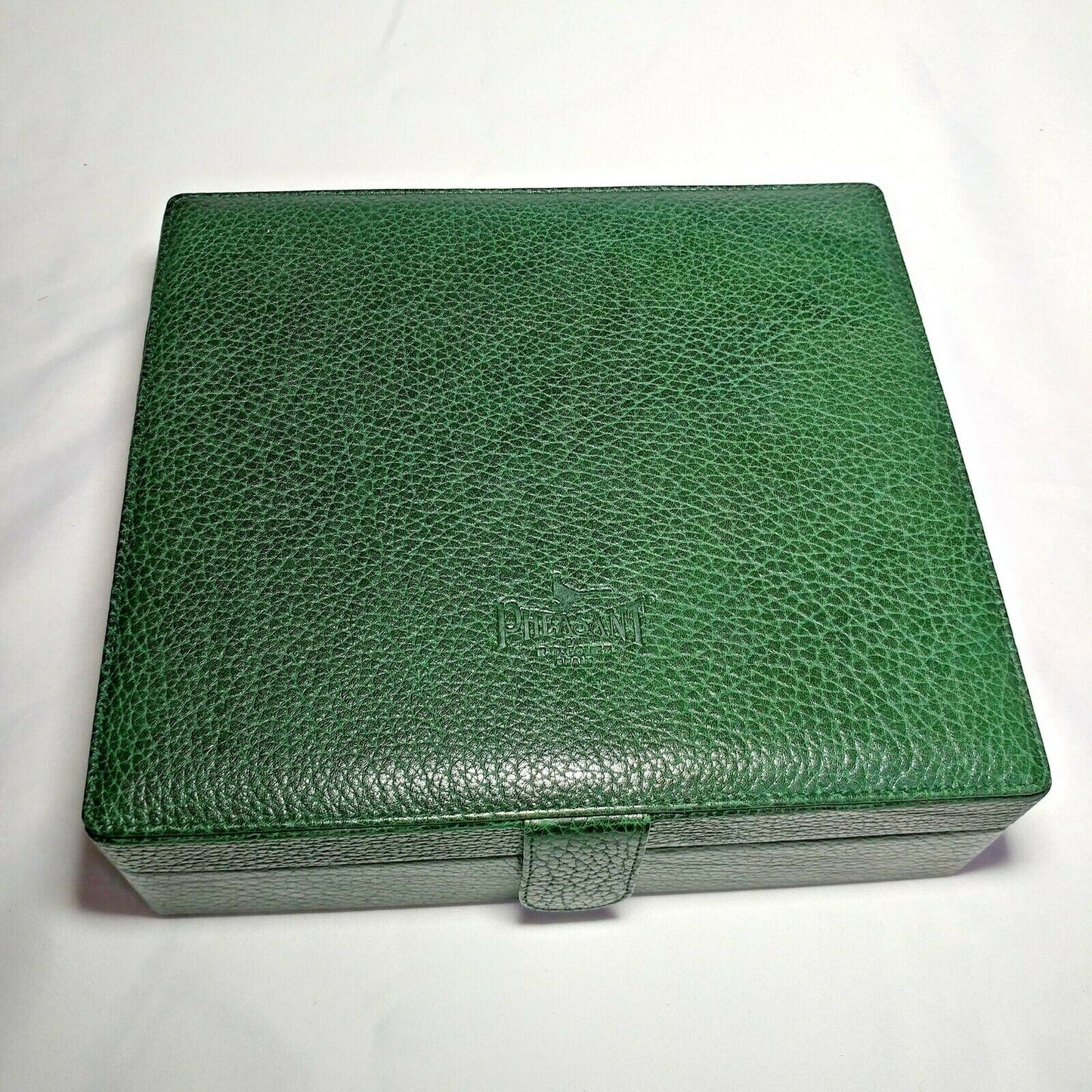 Pheasant by R.D.Gomez | Spain | Green Leather Box Case | P.N: 714-Karabu-Green