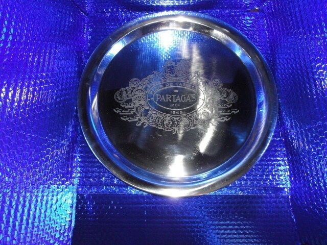 etched logo metal platter 15" diameter in the box