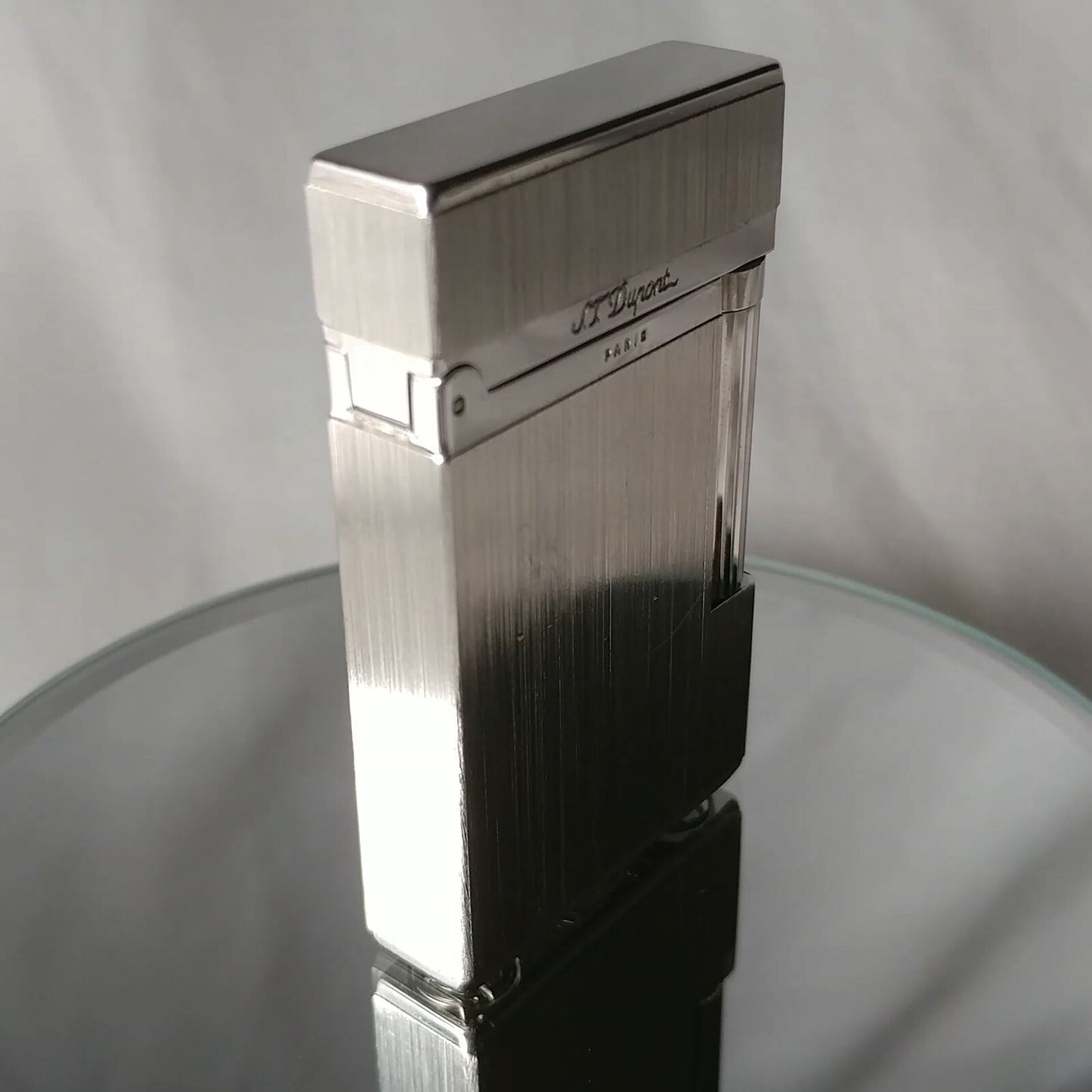 ST DUPONT | BRUSHED PALLADIUM FINISH LIGHTER