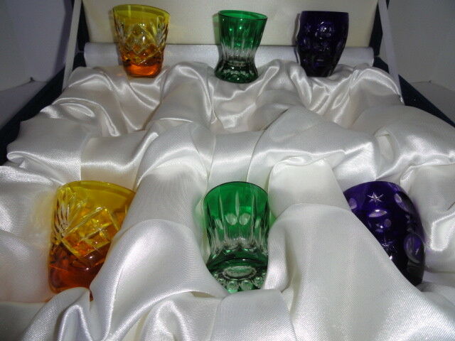 Faberge  Vodka Glasses  set of 6 without the original Faberge box