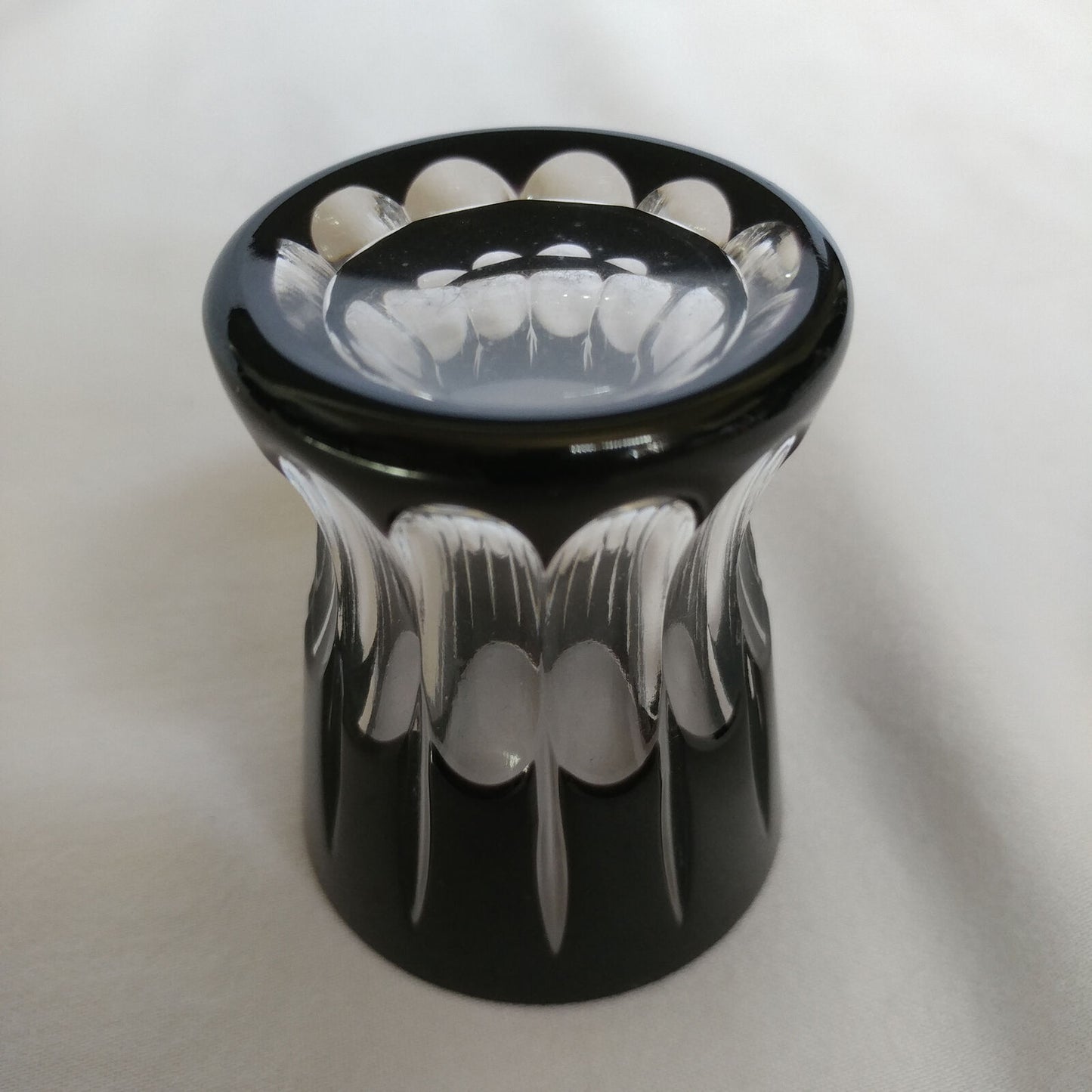 Faberge  Na Zdorovye Black Crystal Shot Glass