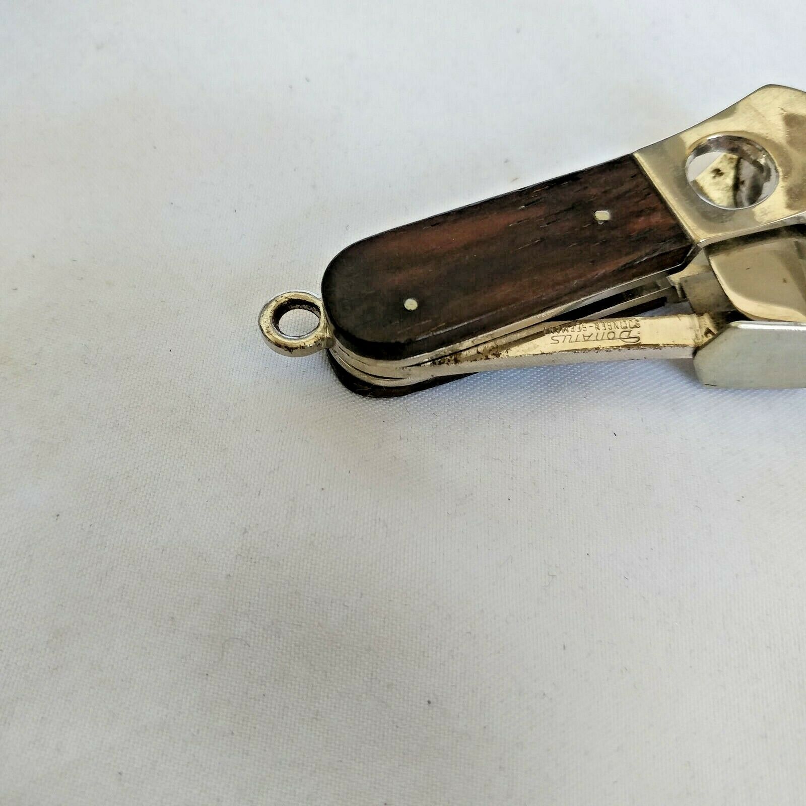Vintage Cigar Cutter/Punch w/ Box Opener and Wooden Handle