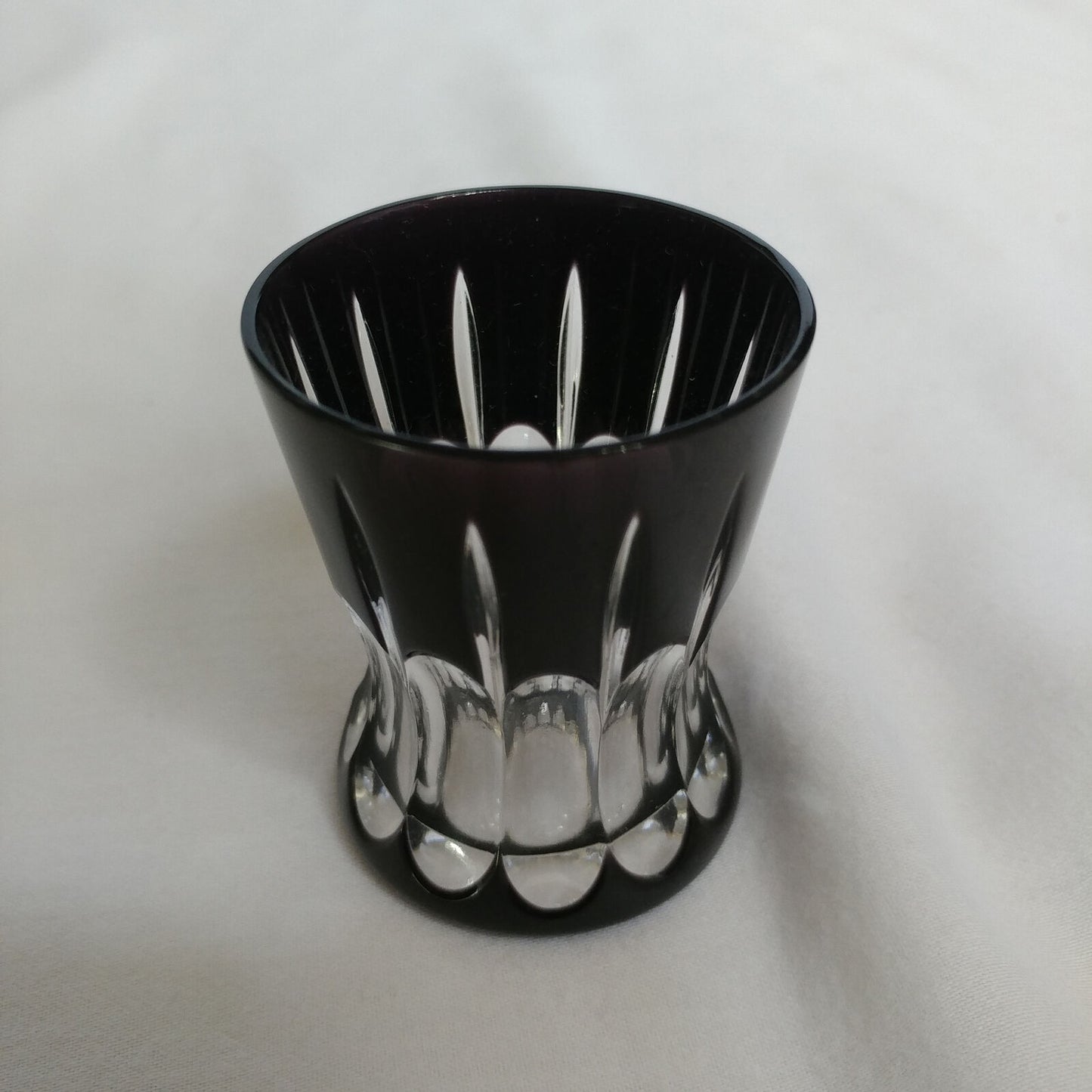 Faberge  Na Zdorovye Black Crystal Shot Glass