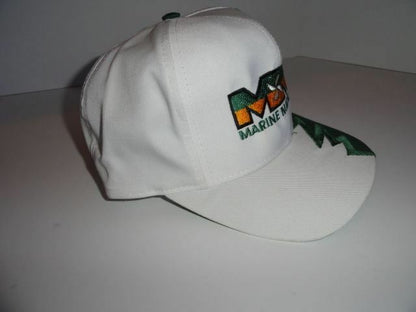 Marine Machine embroidered  Dark Green jagged edge baseball cap