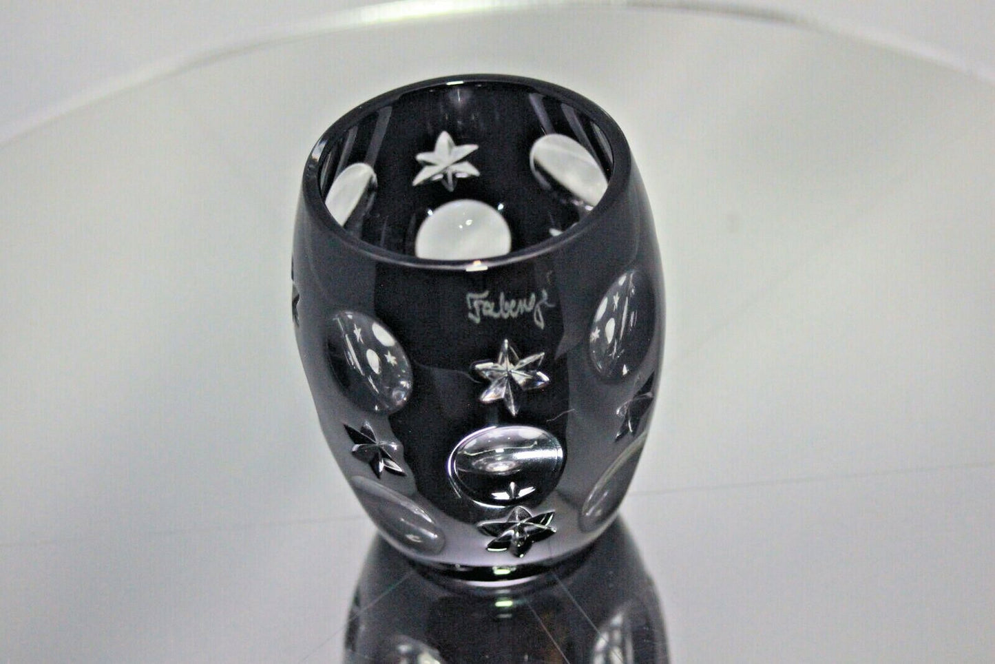 Faberge Galaxy Black Crystal Shot Glass