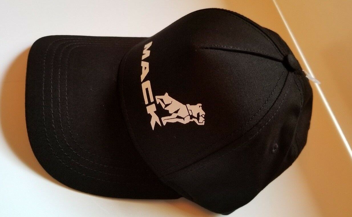 Mack Trucks Black Canvas  Baseball Cap