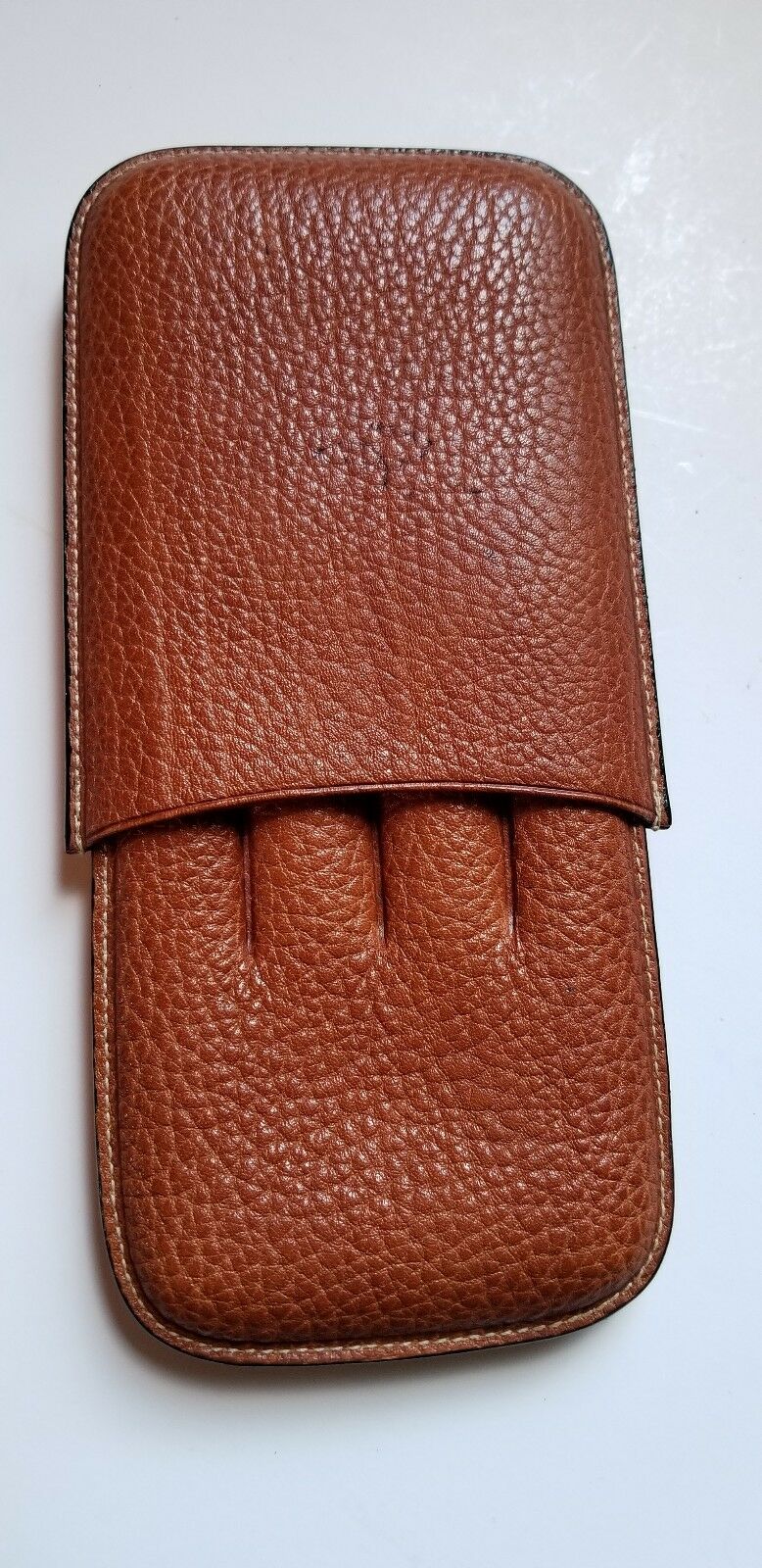 Pheasant by R.D.Gomez Brown Leather Case