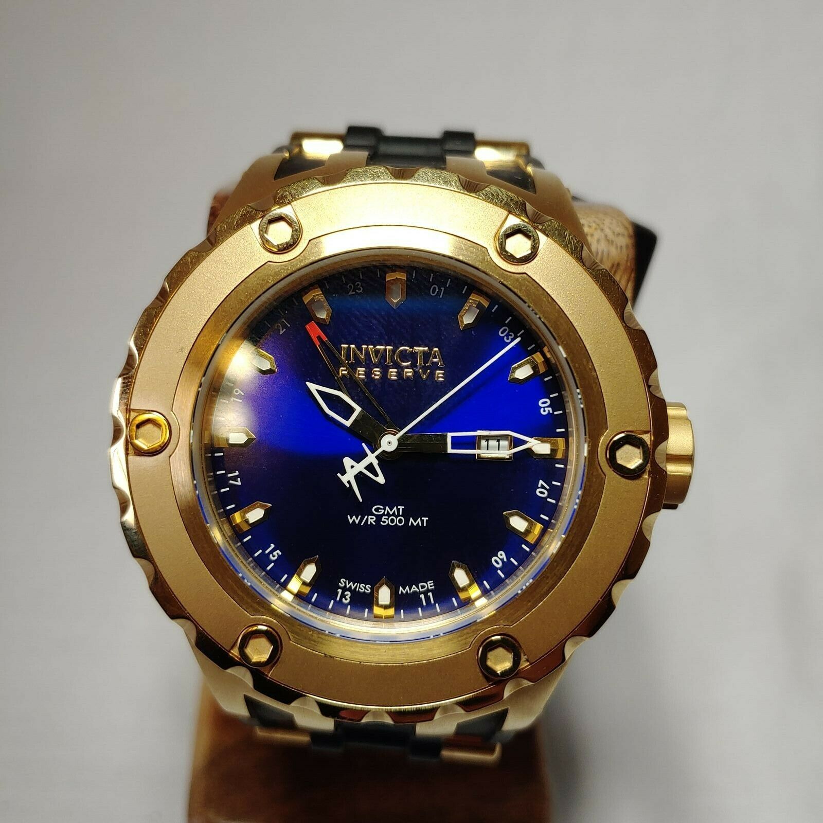 Invicta reserve chronograph wr clearance 500 mt