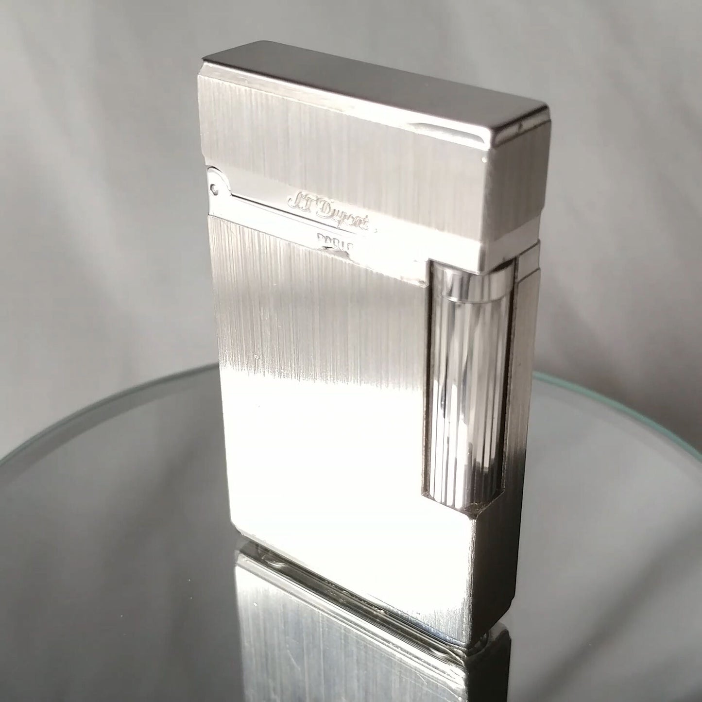 ST DUPONT | BRUSHED PALLADIUM FINISH LIGHTER