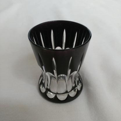 Faberge  Na Zdorovye Black Crystal Shot Glass