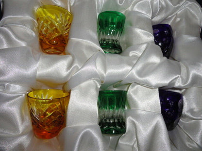 Faberge  Vodka Glasses  set of 6 without the original Faberge box