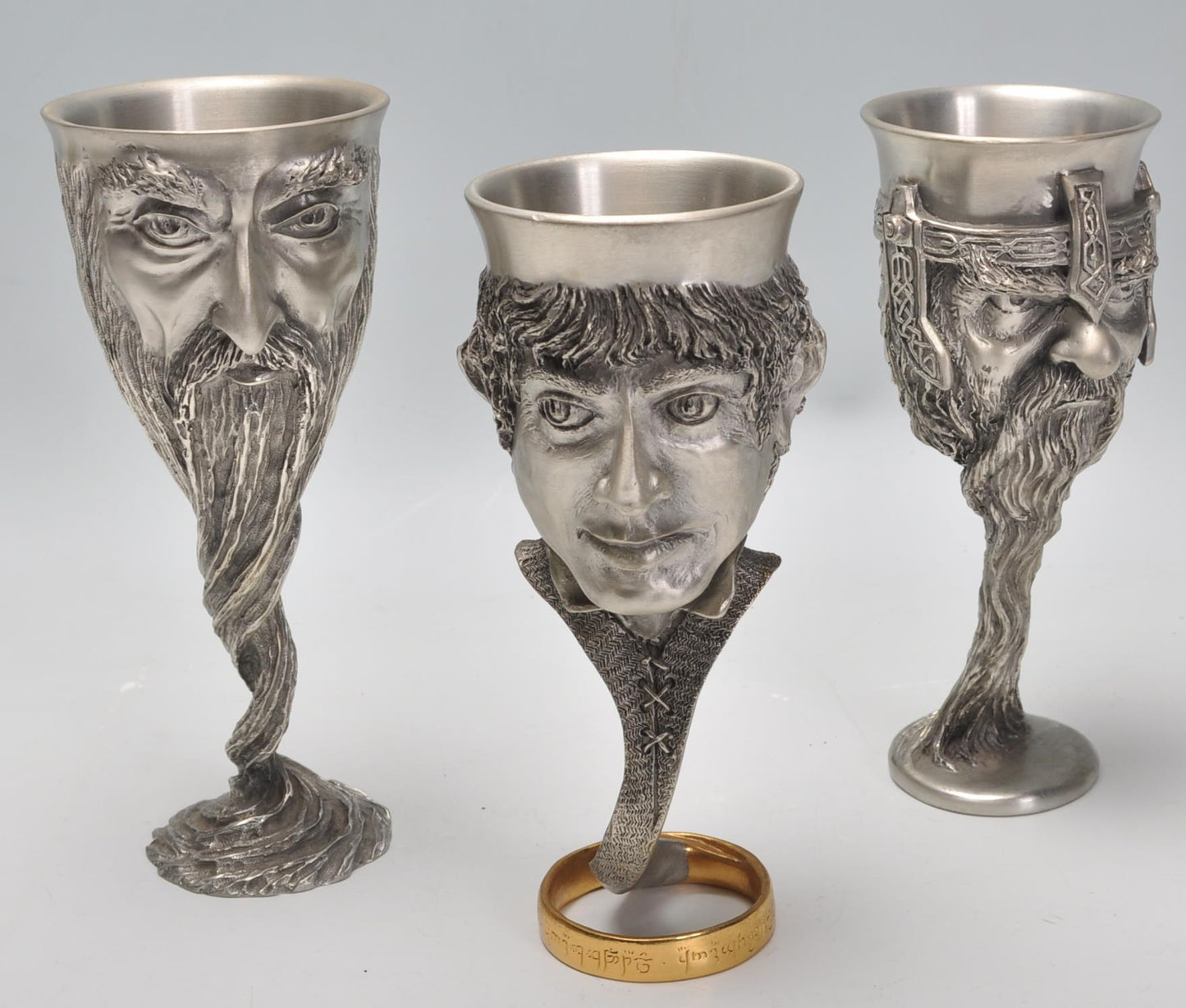 Royal Selangor Lord of the rings pewter goblets