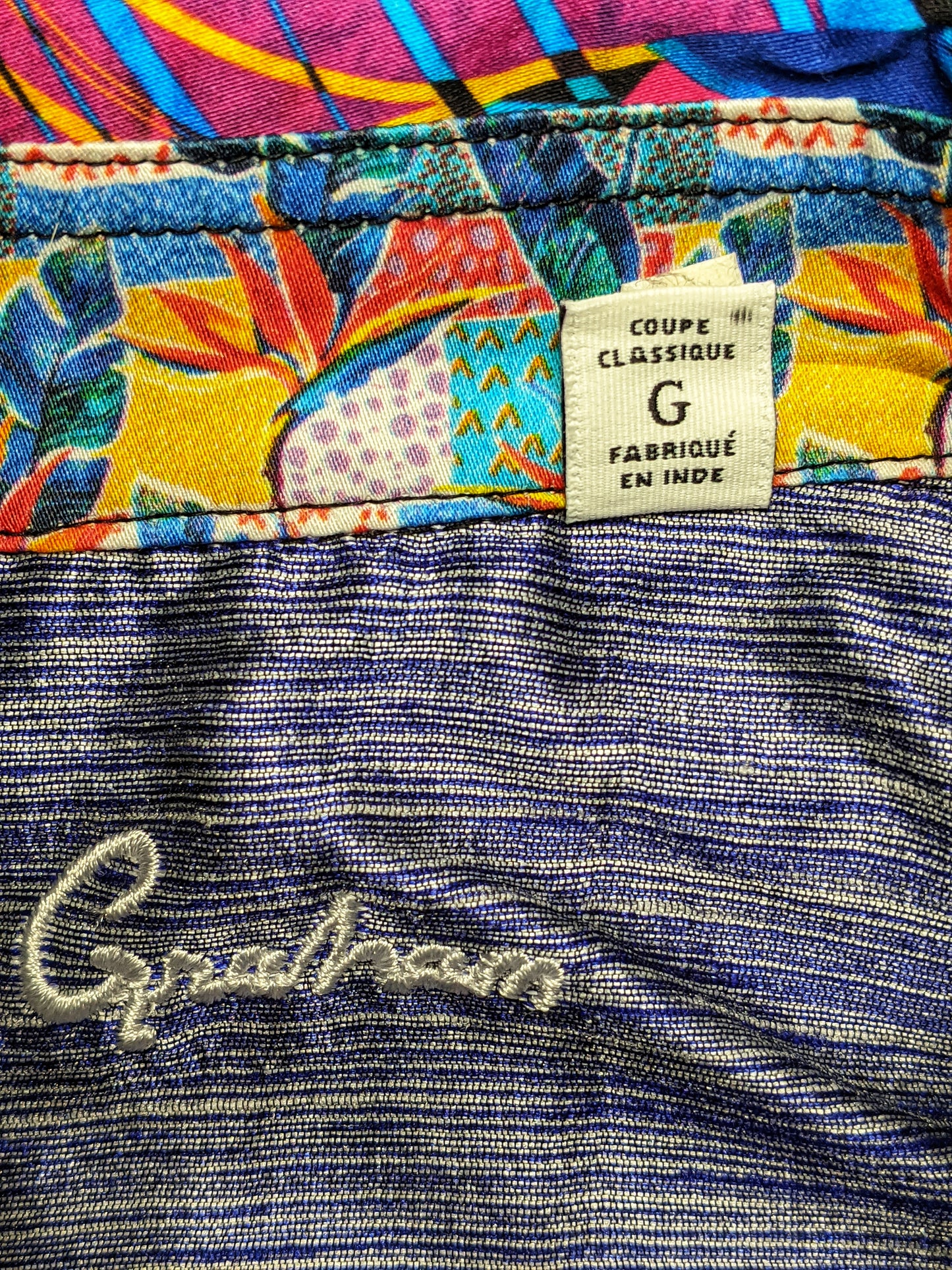 Robert Graham Billings Long Sleeve Colorful Shirt Size 3XL