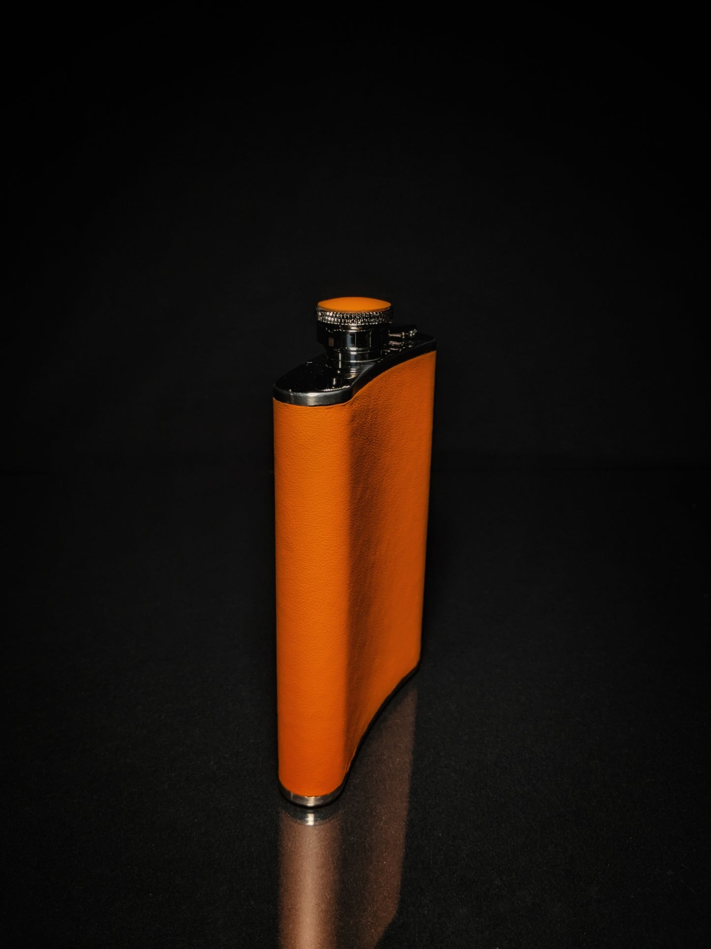 Brizard and Co. The 8 oz Flask - Racing  Orange