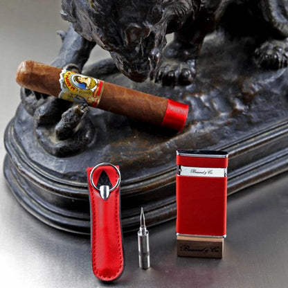 Brizard and Co. The "Sottile" Lighter - Sunrise Red