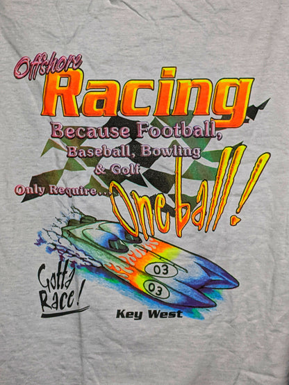 Hanes Beefy-T Offshore Racing  T-Shirt