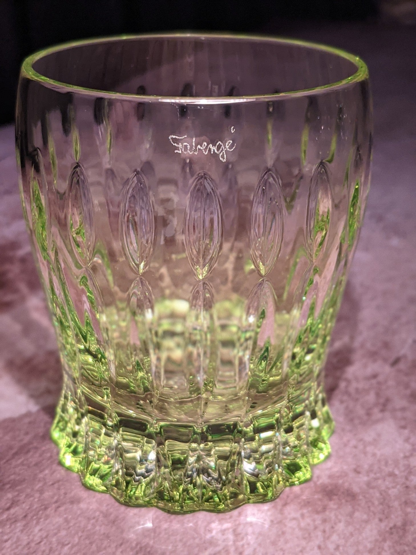 Faberge Crystal Colored Whiskey Glasses Set of 4 NIB – BG Gear Co