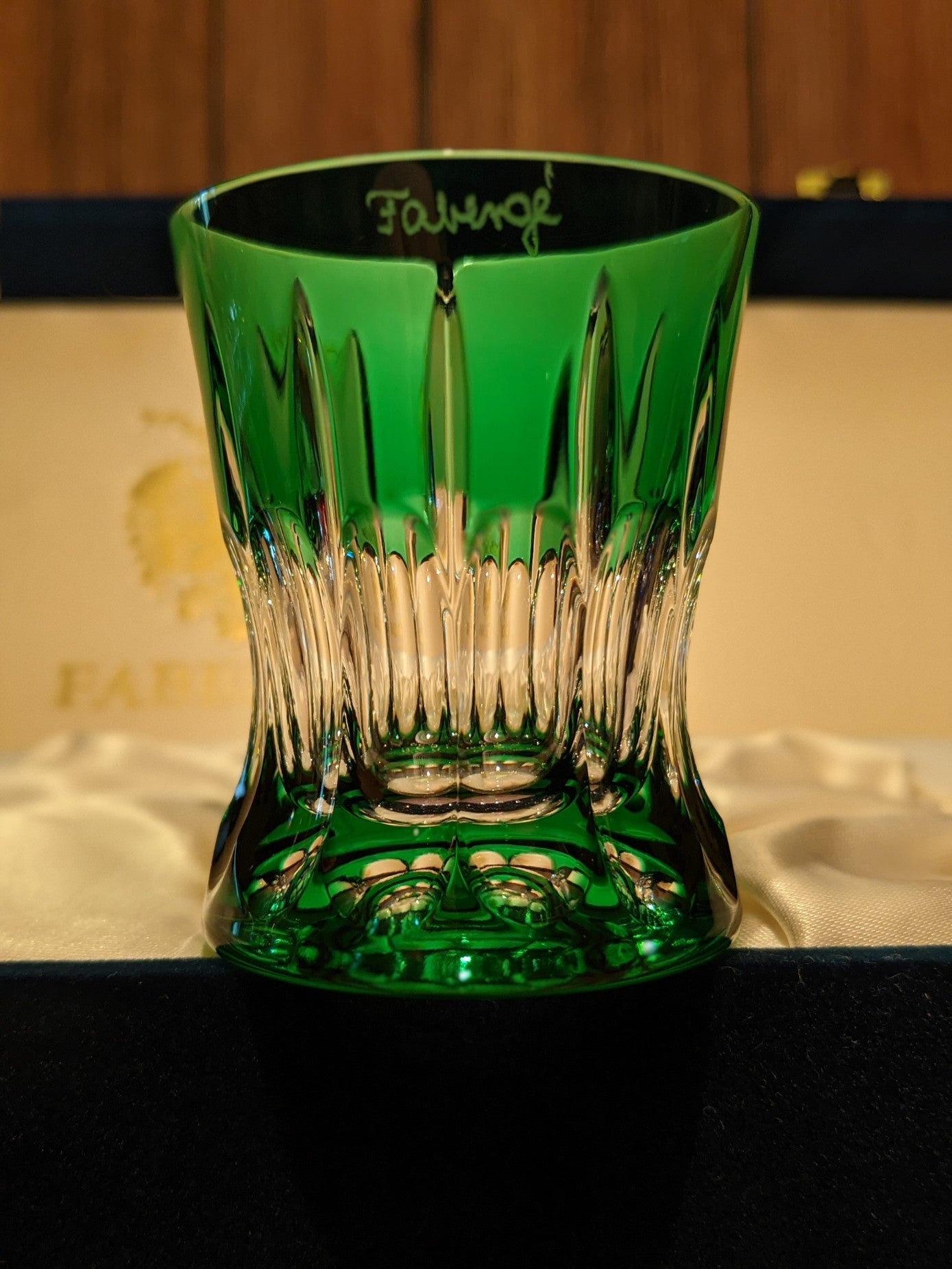 Faberge Odessa Crystal Colored Shot Glasses