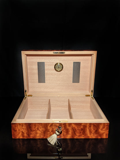 Elie Bleu Bubinga Humidor 110 count NIB