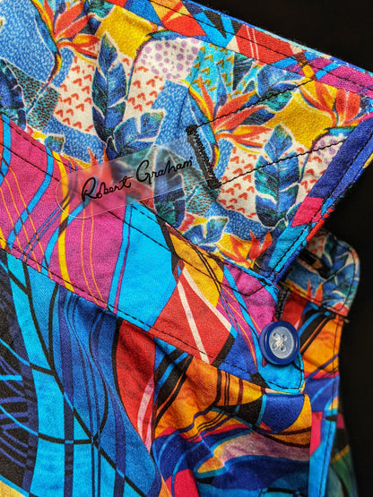 Robert Graham Billings Long Sleeve Colorful Shirt Size 3XL