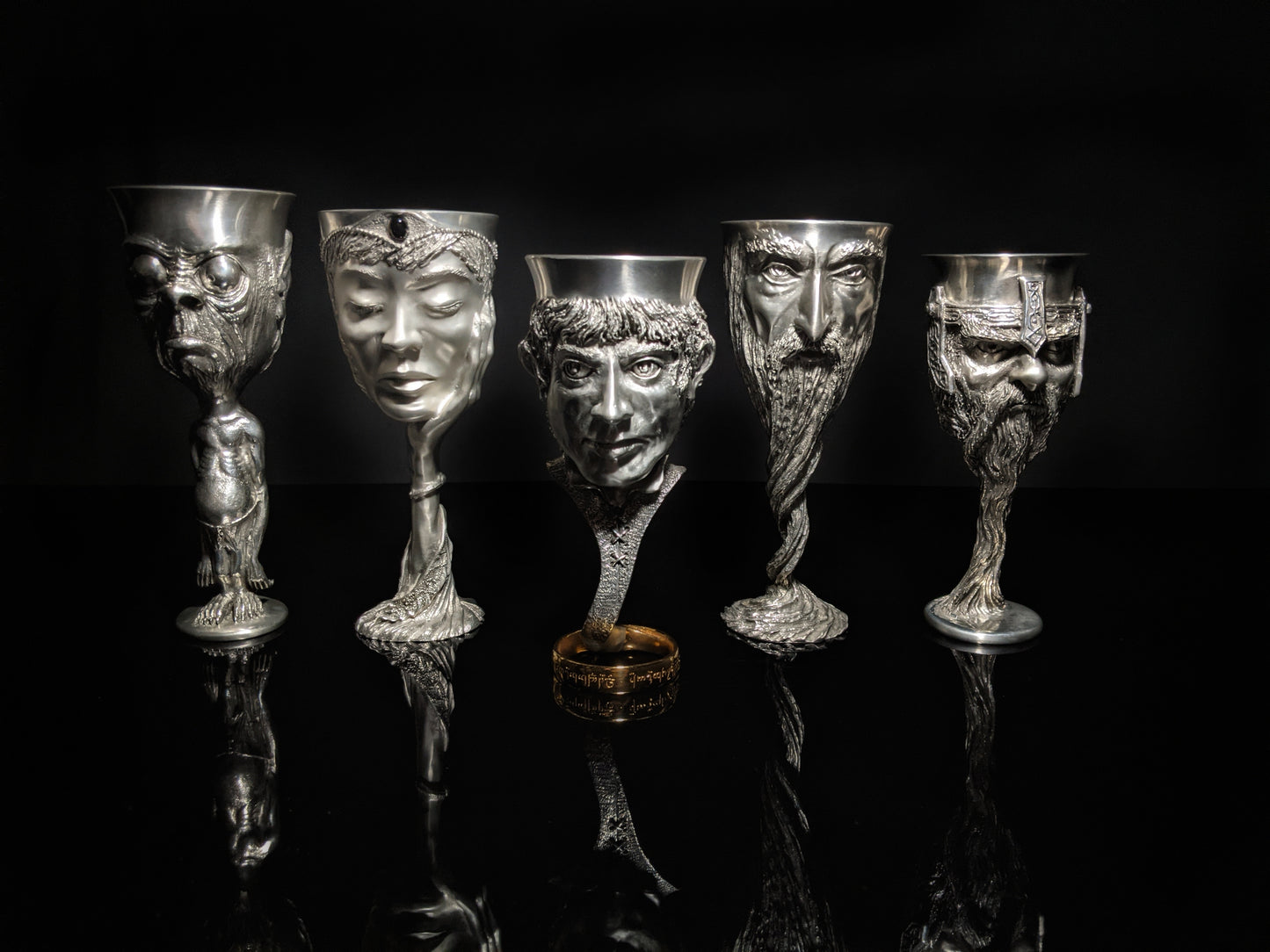 Royal selangor lord of rings goblets set of 5