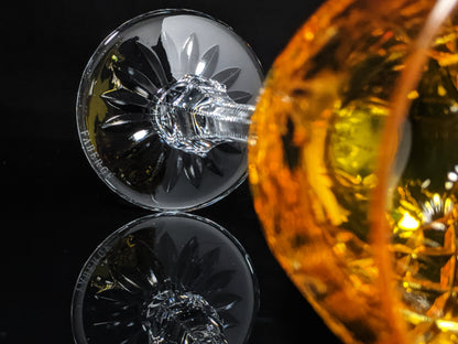 Faberge |Yellow Odessa Hock Crystal Wine Glass