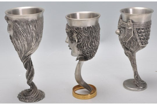 Royal Selangor Lord of the rings pewter goblets