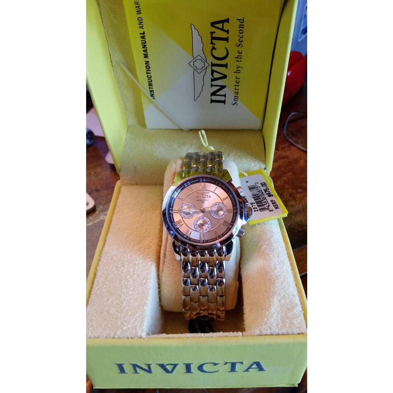 Invicta 2875 Men s Stainless Steel Wrist Watch new in the original